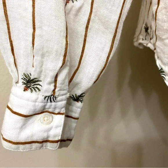 Rails Charli Stripe Palms Shirt - Picture 7 of 11